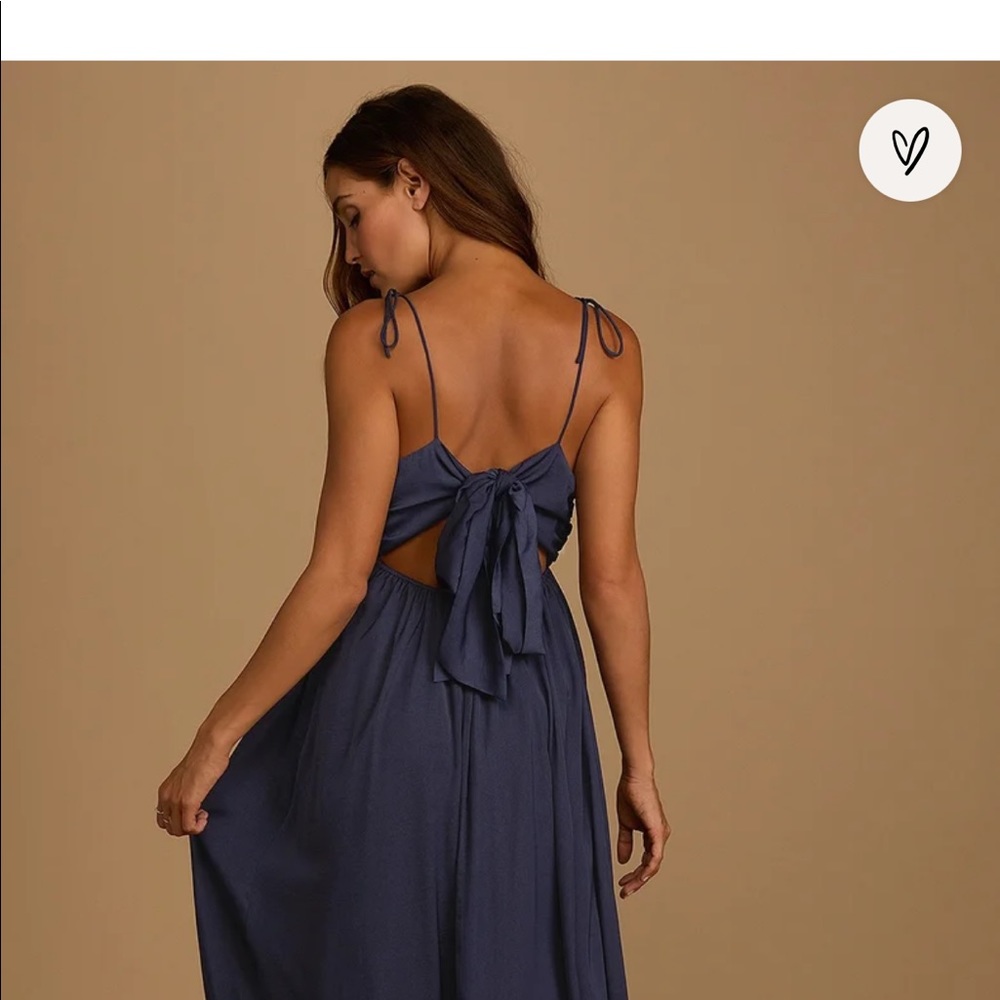 Navy Blue Maxi Dress
